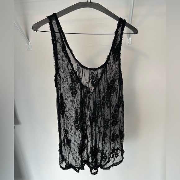 Wilfred Black Floral Lace Top - Picture 5 of 5
